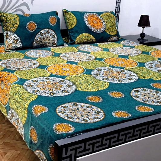 β¨ Supreme Quality 3 Pcs Bedsheets 09β¨