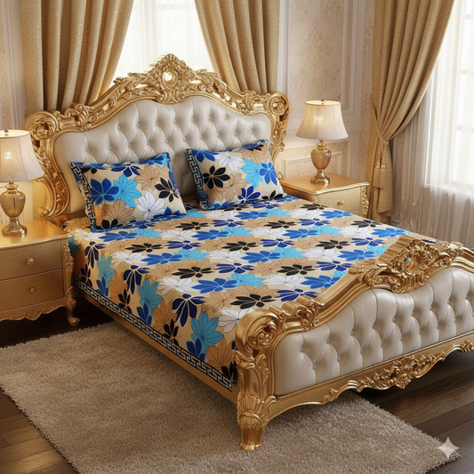 ✨ Supreme Quality 3 Pcs Bedsheets ✨