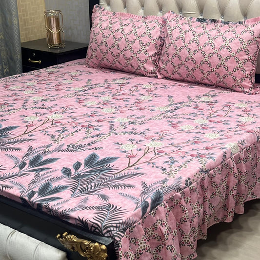 ποΈ 3 Pcs Salonika Frill Bedsheet ποΈ 021