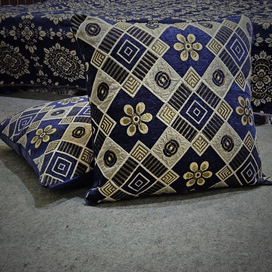 Velvet Jacquard Floor Cushion Covers β Premium & Stylish 012