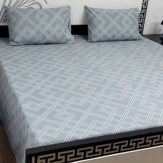 "Luxury 3-Piece Pure Cotton King Bed Sheet 016