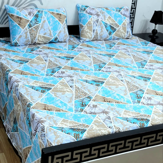 β¨ Supreme Quality 3 Pcs Bedsheets 014β¨