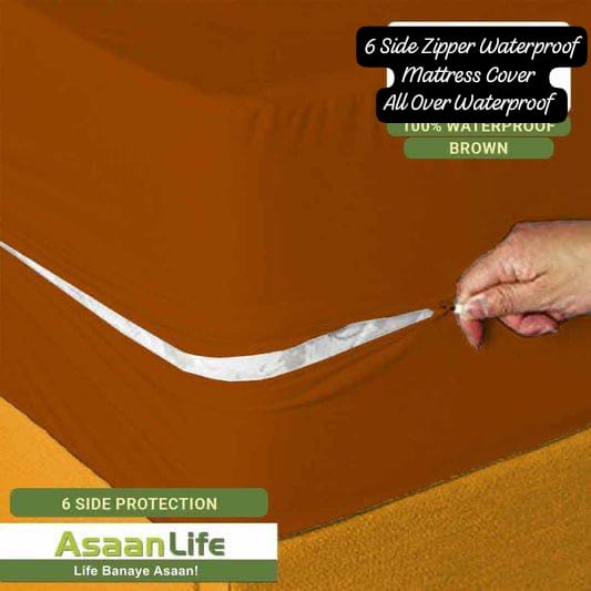 Zipper Waterproof Mattress Protector – Full Coverage Protection
