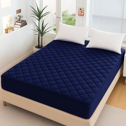 Mattress Safeguards Water Proof Quilted Mattress Cover