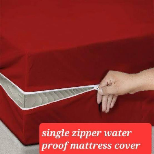 Zipper Waterproof Mattress Protector Single – Full Coverage Protection