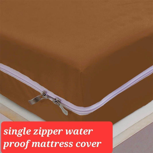 Zipper Waterproof Mattress Protector Single – Full Coverage Protection