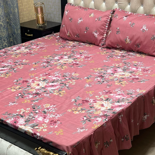 ποΈ 3 Pcs Salonika Frill Bedsheet ποΈ 017