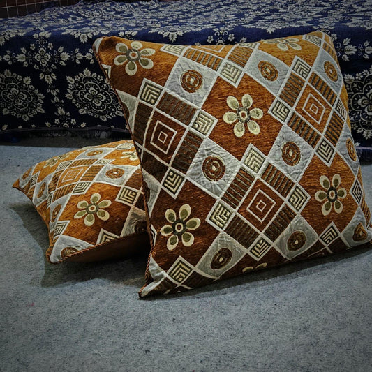 Velvet Jacquard Floor Cushion Covers β Premium & Stylish 07