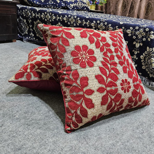 Velvet Jacquard Floor Cushion Covers β Premium & Stylish 015