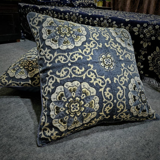 Velvet Jacquard Floor Cushion Covers β Premium & Stylish 016
