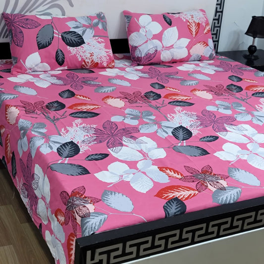 β¨ Supreme Quality 3 Pcs Bedsheets 024β¨