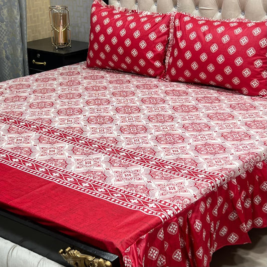 ποΈ 3 Pcs Salonika Frill Bedsheet ποΈ 028