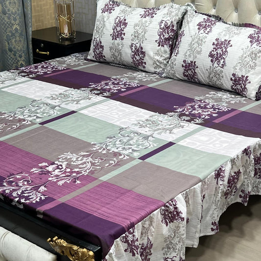 ποΈ 3 Pcs Salonika Frill Bedsheet ποΈ 030