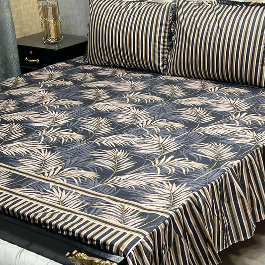 ποΈ 3 Pcs Salonika Frill Bedsheet ποΈ 032