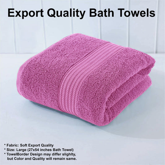 Export Quality Pure Cotton Towel - White - ECT06