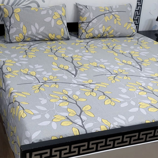 "Luxury 3-Piece Pure Cotton King Bed Sheet 04