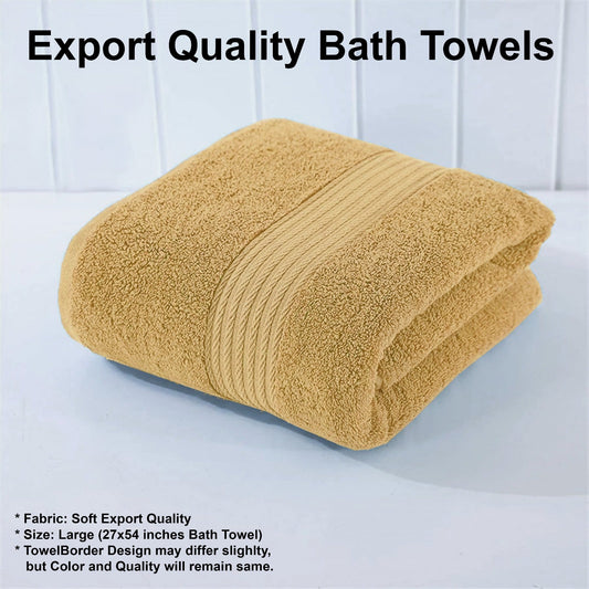 Export Quality Pure Cotton Towel - White - ECT03