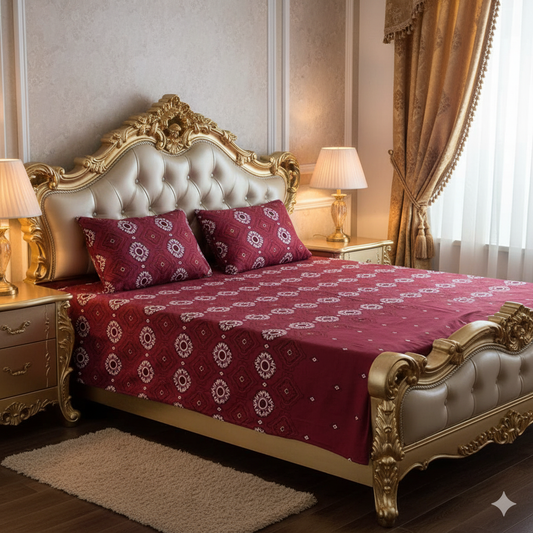 ✨ Supreme Quality 3 Pcs Bedsheets ✨