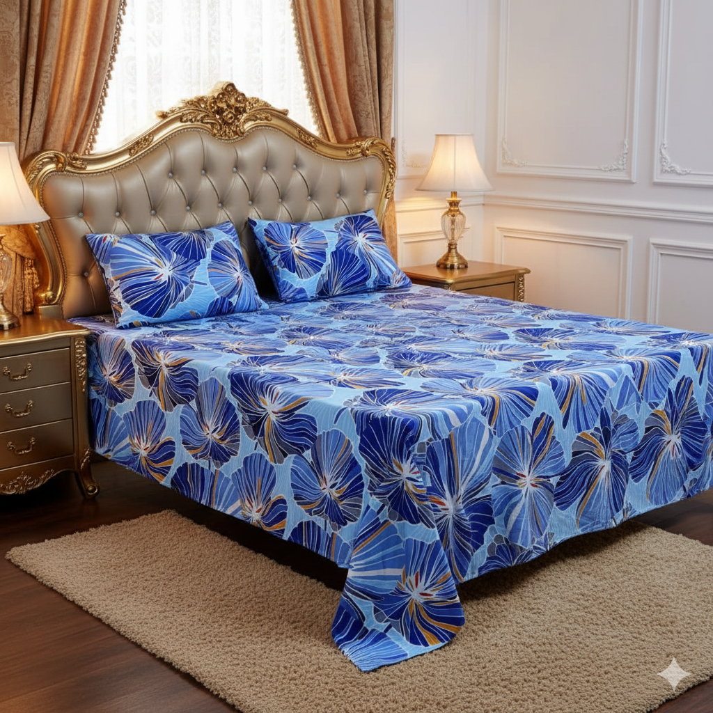 ✨ Supreme Quality 3 Pcs Bedsheets ✨