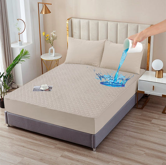 Mattress Safeguards Water Proof Quilted Mattress Cover