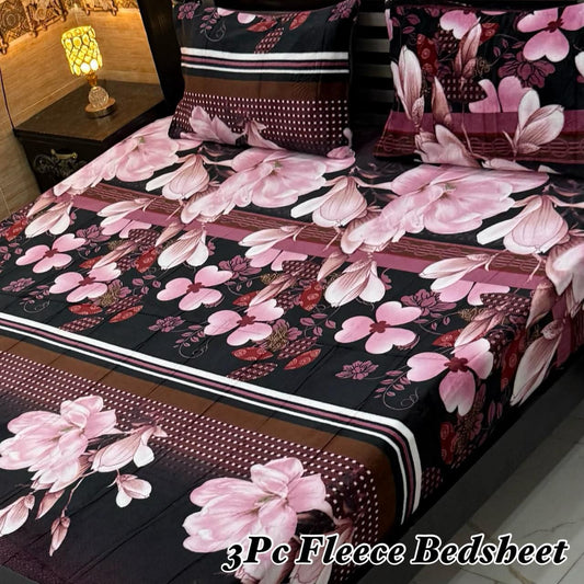 Cozy Winter Soft Fleece Bedsheets Set – 3 Pcs)04