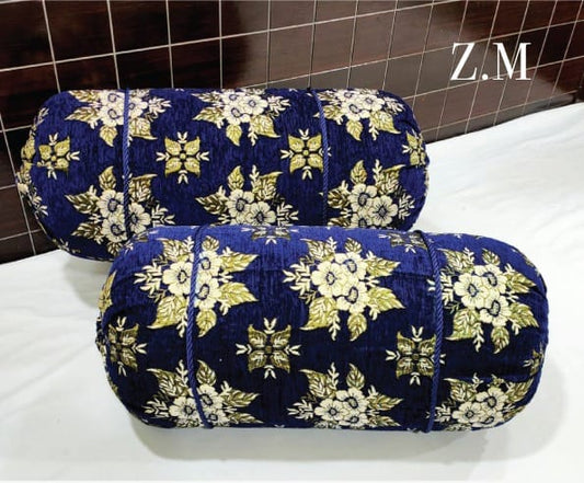 🧵Bolster Pillow Cover with Elegant Finish"🧵02