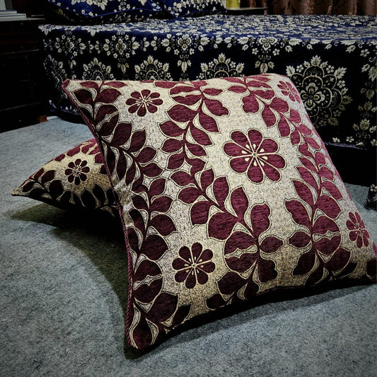 Velvet Jacquard Floor Cushion Covers – Premium & Stylish 09