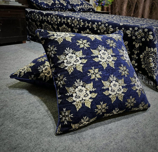Velvet Jacquard Floor Cushion Covers – Premium & Stylish 013