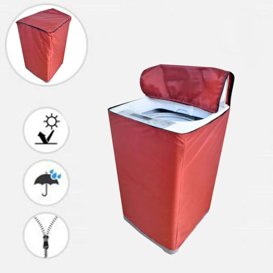 Waterproof Washing Machine Covers Red - WMC04