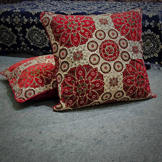 Velvet Jacquard Floor Cushion Covers – Premium & Stylish 06
