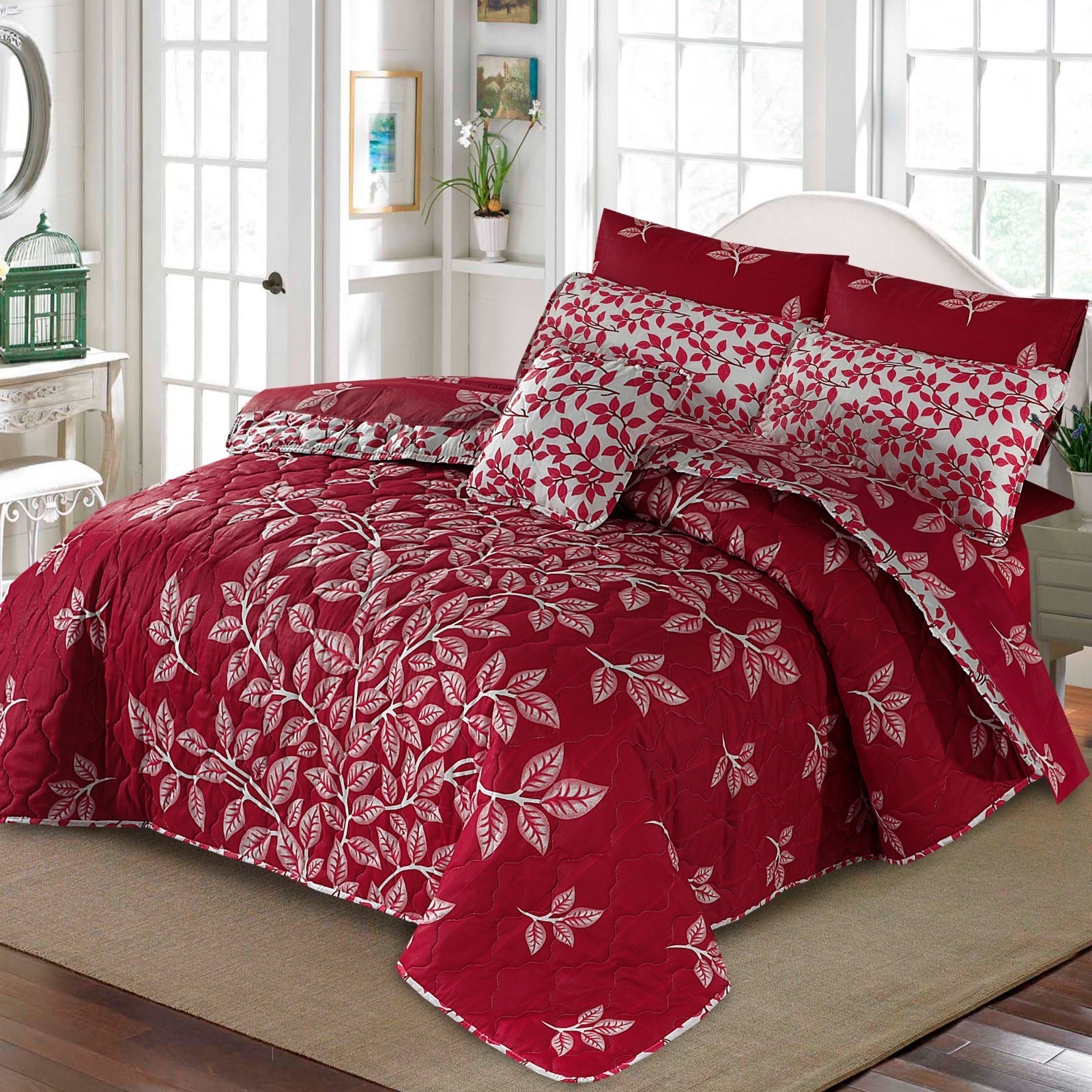 Rurva Cotton Comforter Set - 7pcs - RCS010