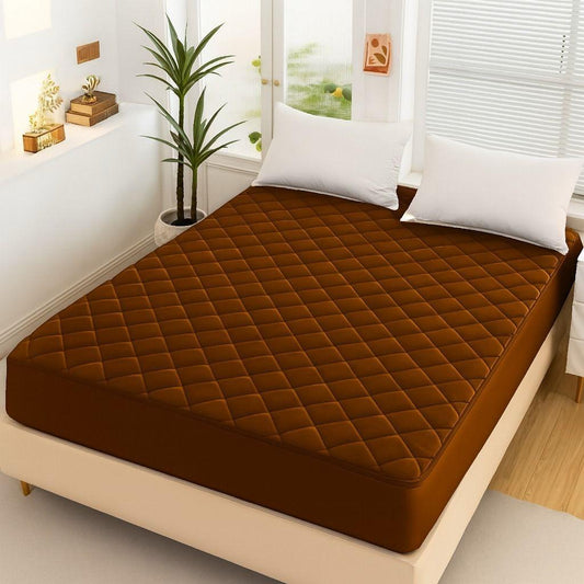 Mattress Safeguards Water Proof Quilted Mattress Cover