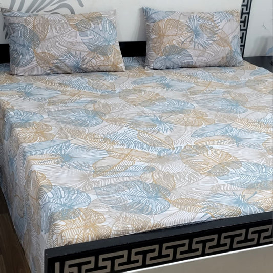 "Luxury 3-Piece Pure Cotton King Bed Sheet 017