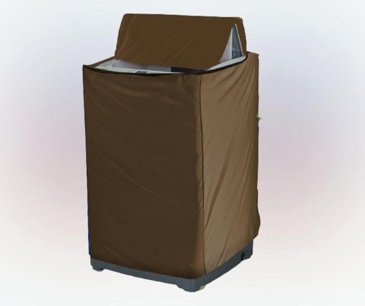 Waterproof Washing Machine Covers Brown - WMC02
