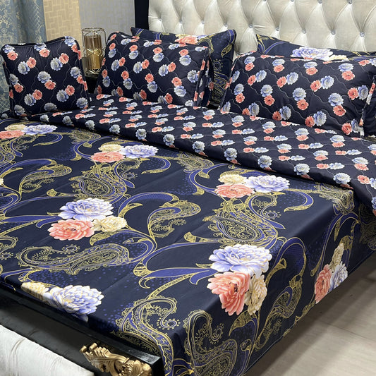 Rurva Cotton Comforter Set - 7pcs - RCS038