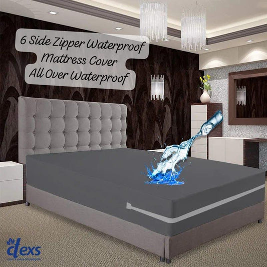 Zipper Waterproof Mattress Protector – Full Coverage Protection