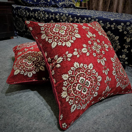 Velvet Jacquard Floor Cushion Covers – Premium & Stylish 022